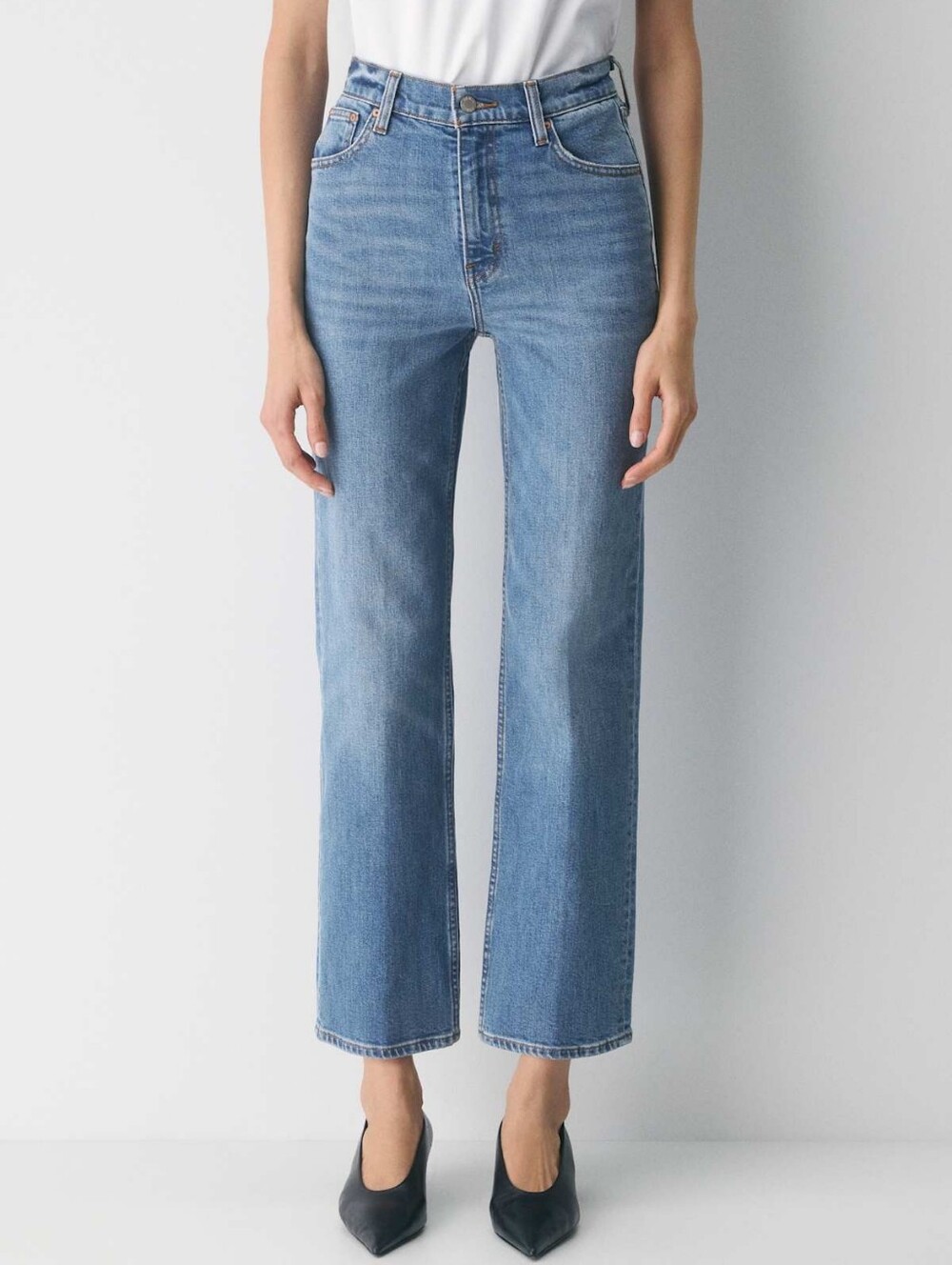 Denim Forum The Arlo Hi-Rise Straight Jean 26
